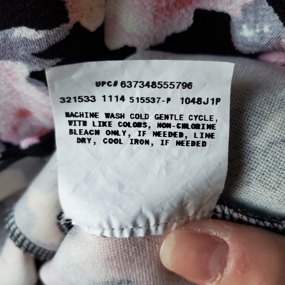 A. Byer Stretchy Flare Peplum Blouse - Picture 7 of 16